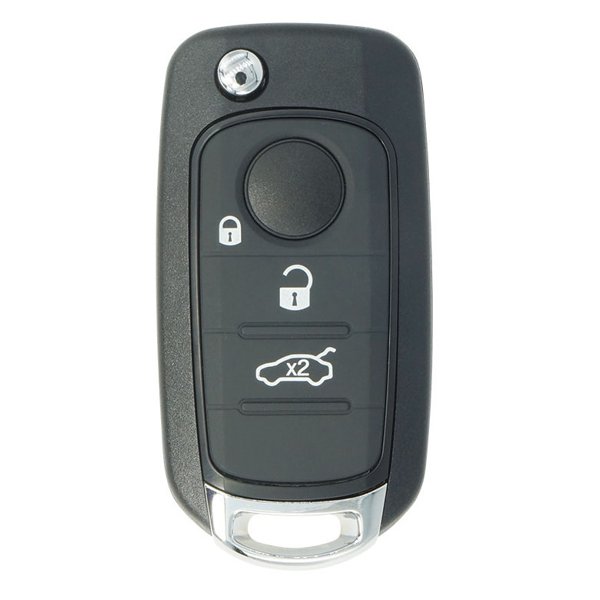Télécommande pliante 4 boutons Fiat 500X 2016-2018, modèle I6FA, ID48 AES