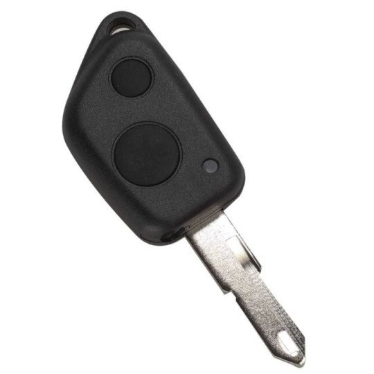 Clé Peugeot 106, modèle A : 2 boutons ronds