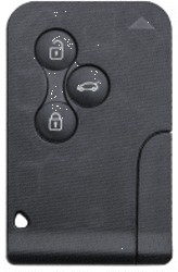 Carte Renault Clio 3, 3 boutons non mains libres