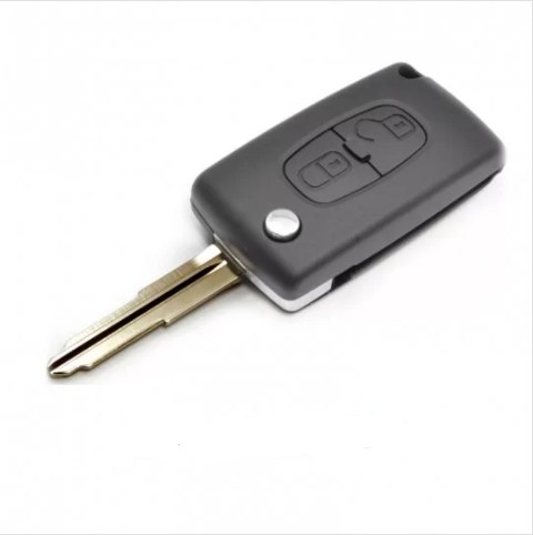Télécommande pliante 2 boutons Peugeot 4007 / Citroën C4 Aircross