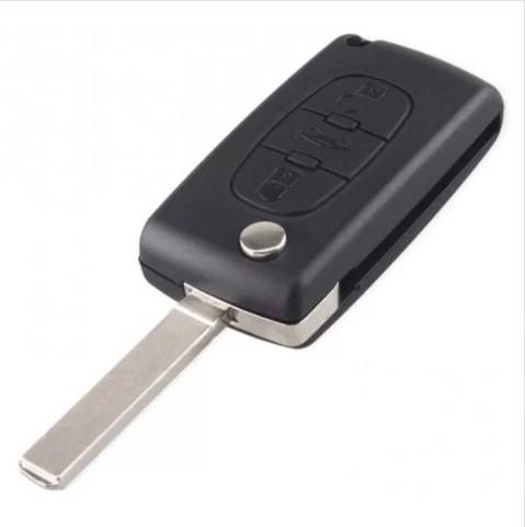 Télécommande pliante 3 boutons Peugeot 407